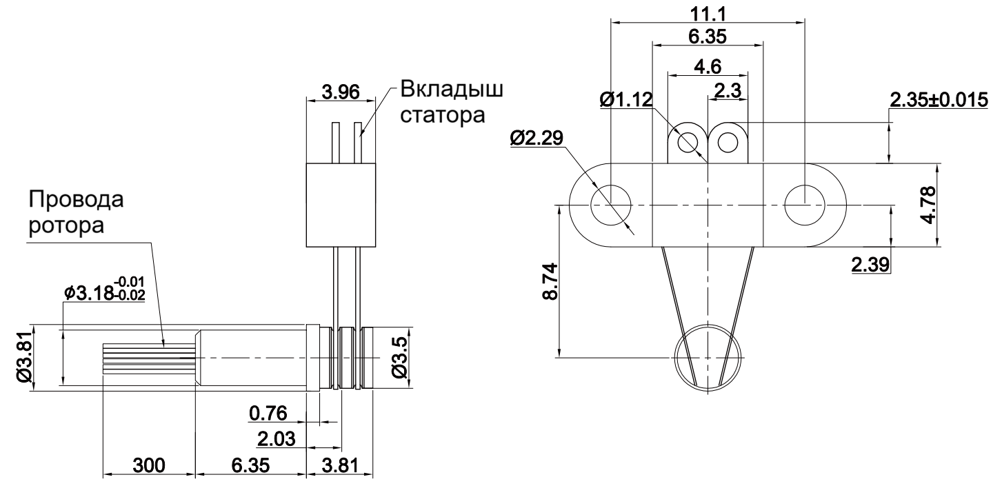 Чертеж MSP102AC