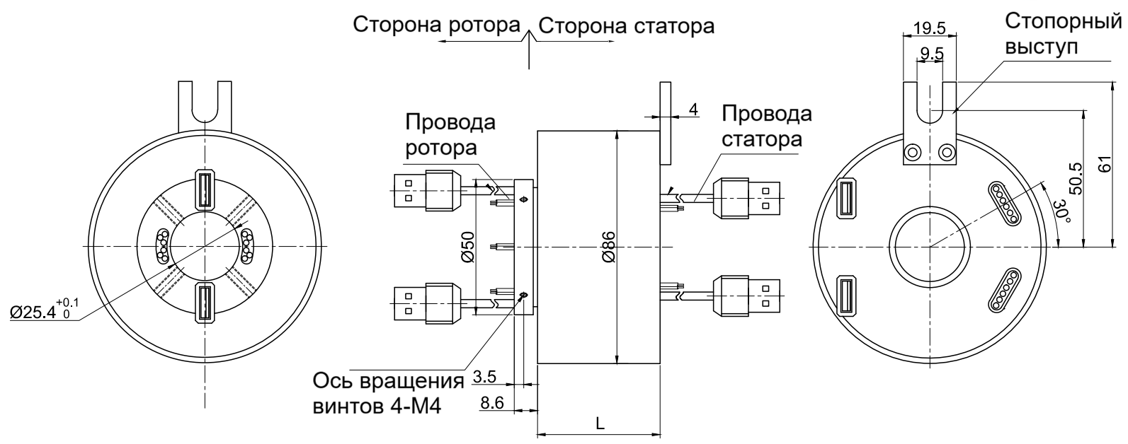 Чертеж MUSB2252-P0210