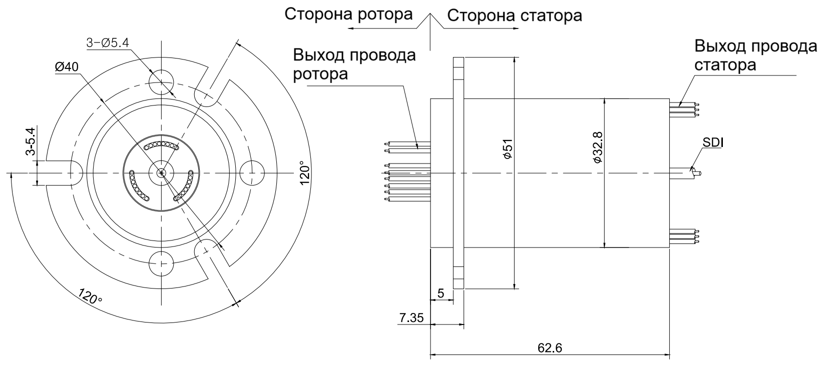 Чертеж MSDI224