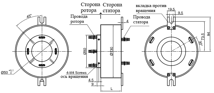 Чертеж GT50130
