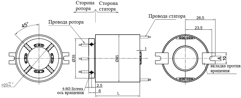 Чертеж GT2045