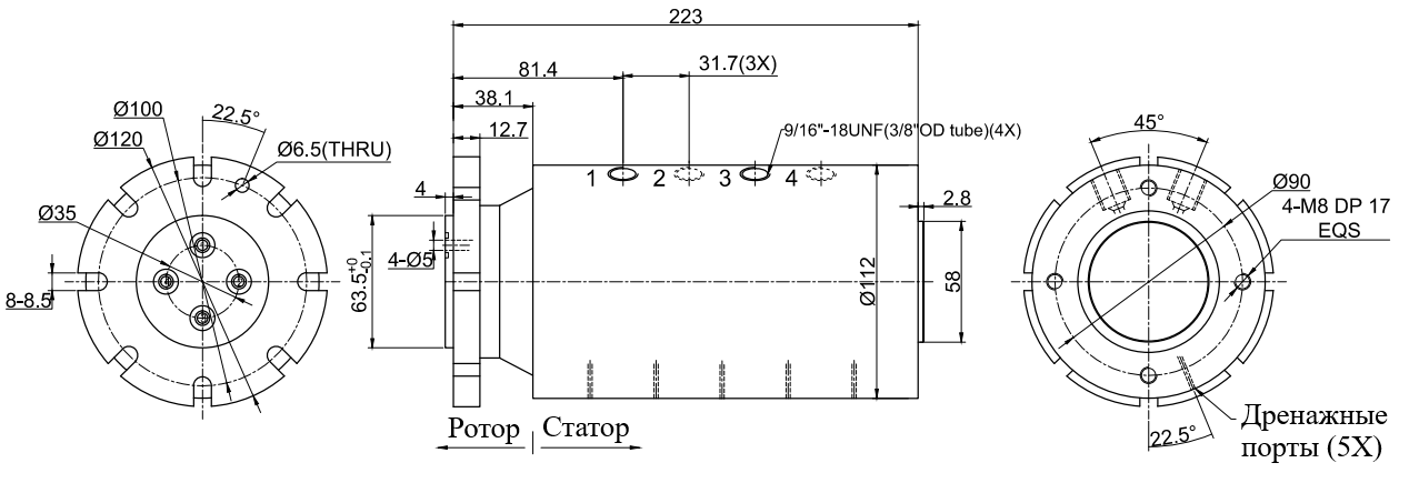 Чертеж MHPS43