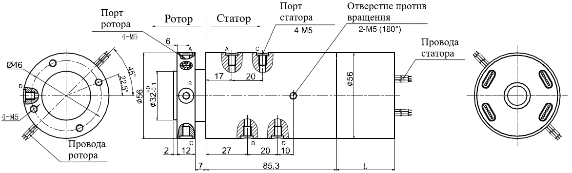 Чертеж MAPH400F-01-P0210-S10