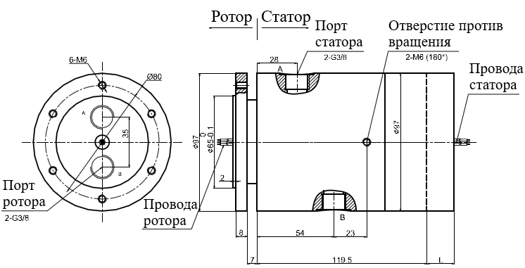 Чертеж MAPH200S-04-S56