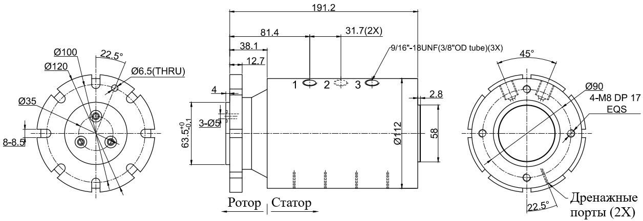 Чертеж MHPS33