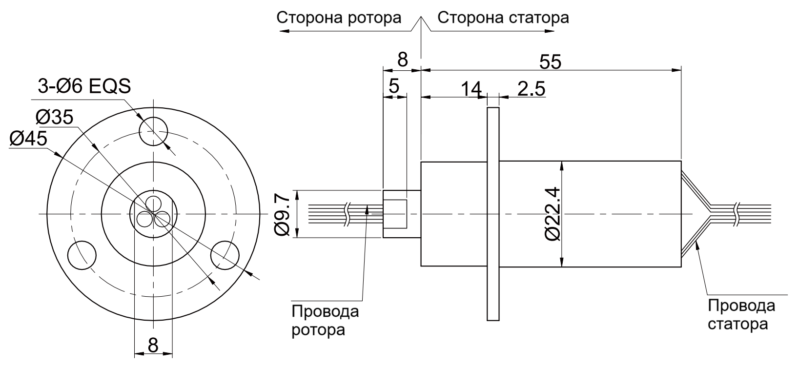 Чертеж MW1330-IP65