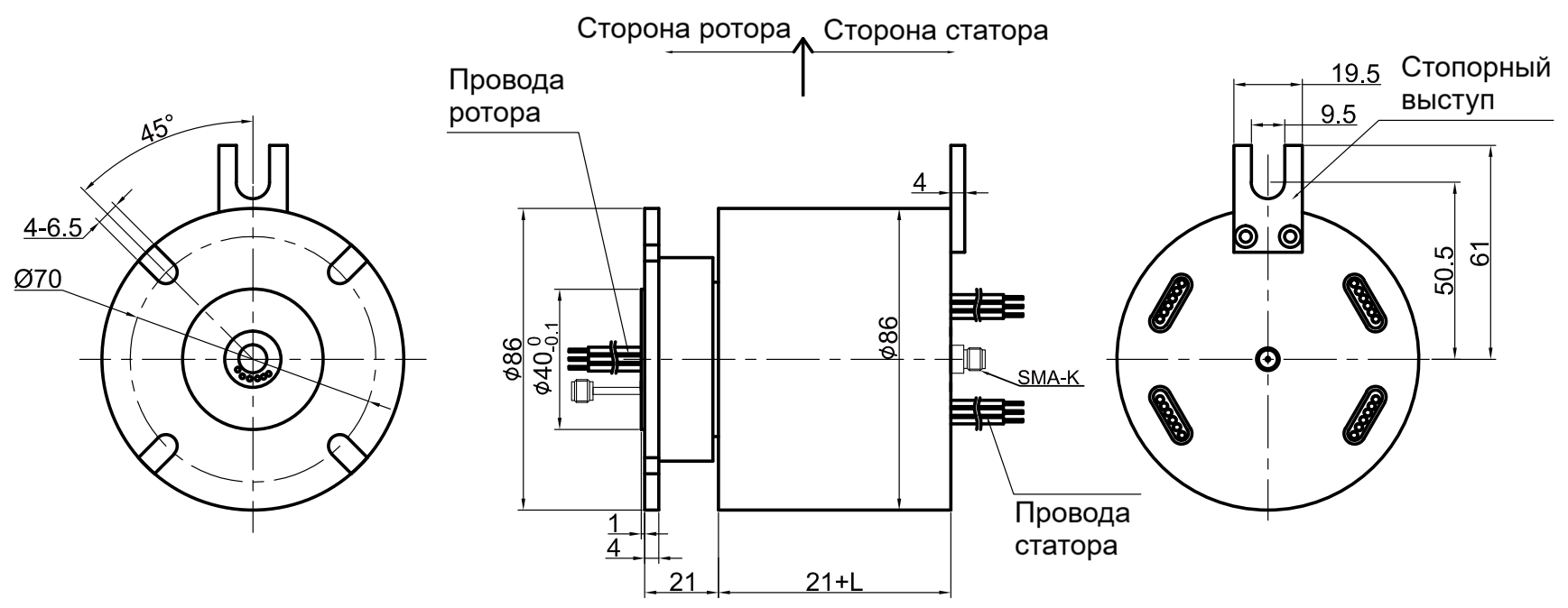 Чертеж MHF109-P0610