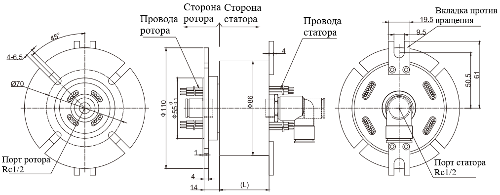 Чертеж MAPH100-05