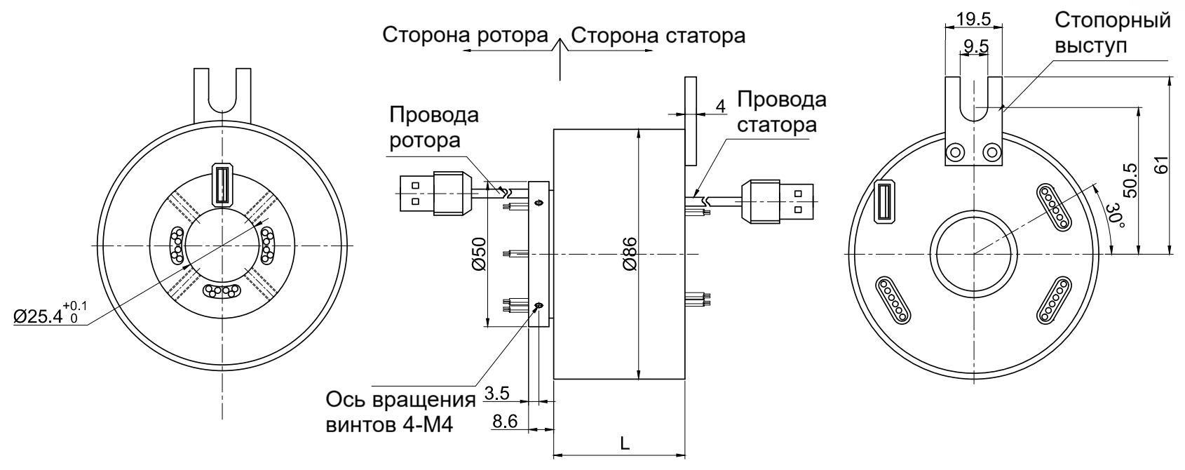 Чертеж MUSB2251-S19