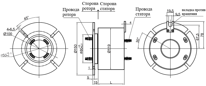 Чертеж GT50119F