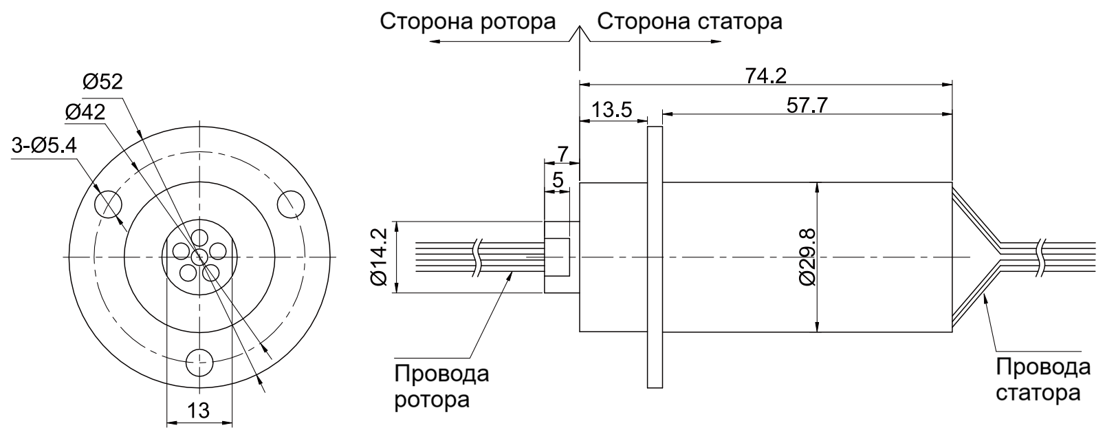 Чертеж MW1630-IP65