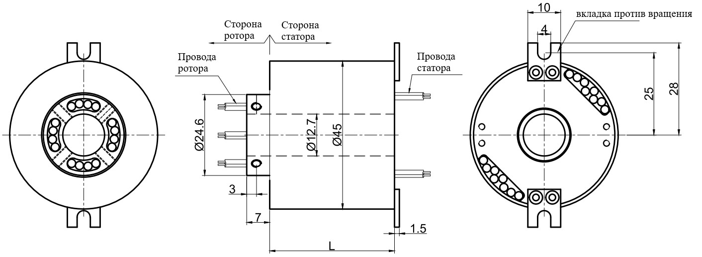 Чертеж GT1245
