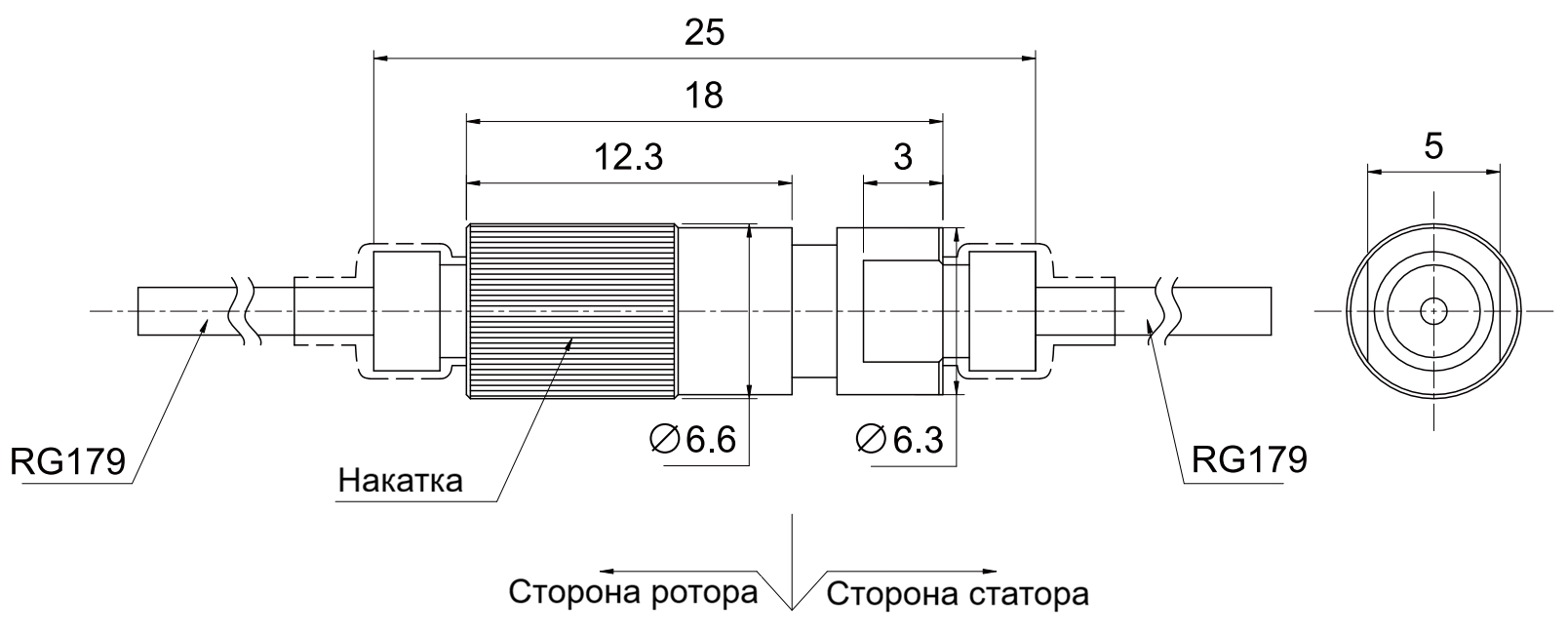 Чертеж MHF100-W75-3G