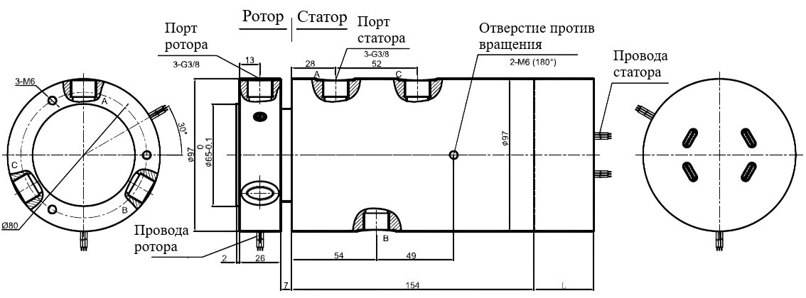 Чертеж MAPH300F-04-P1210-S06