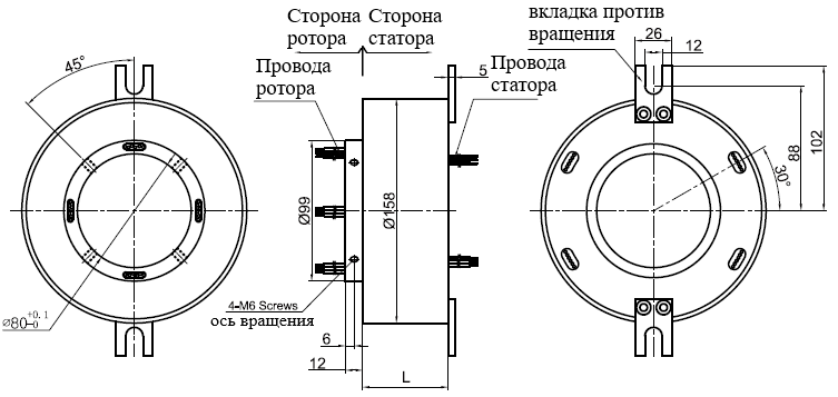 Чертеж GT80158
