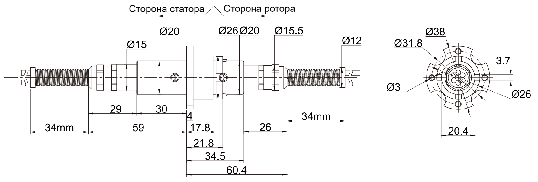Чертеж MFO200C