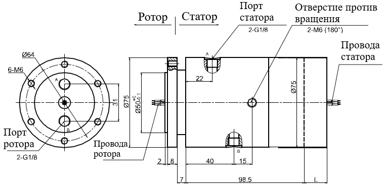 Чертеж MAPH200S-02-S06
