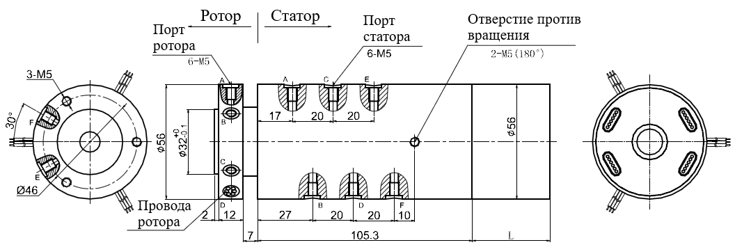 Чертеж MAPH600F-01-P1210