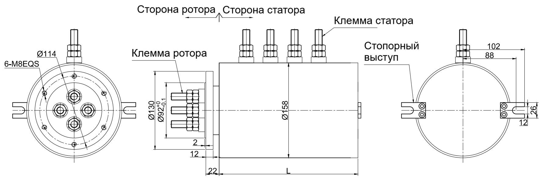 Чертеж MW5158-P04500