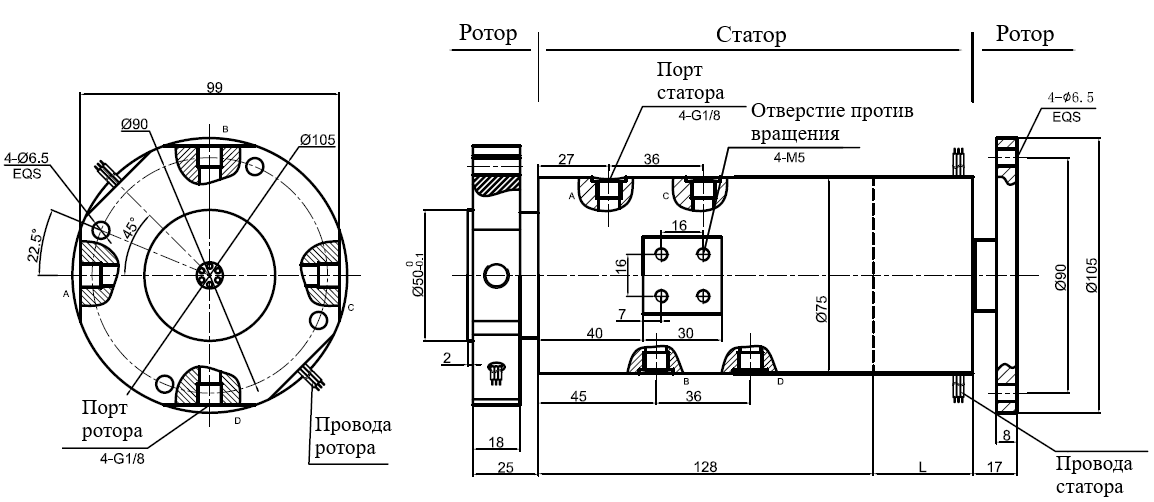 Чертеж MAPH400W-02-S24