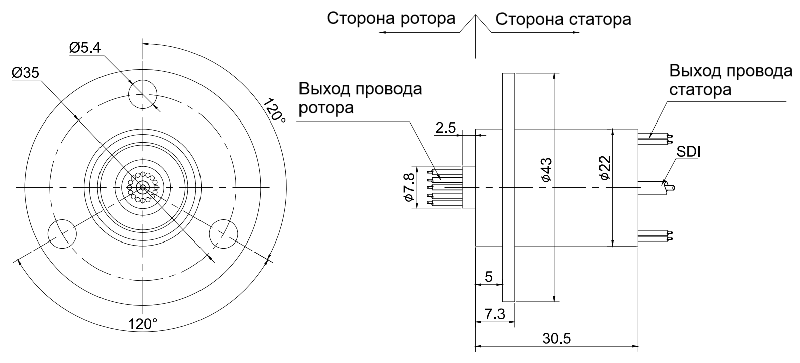 Чертеж MSDI216