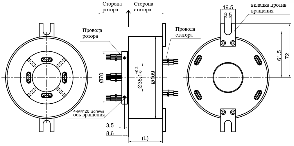 Чертеж GT38109