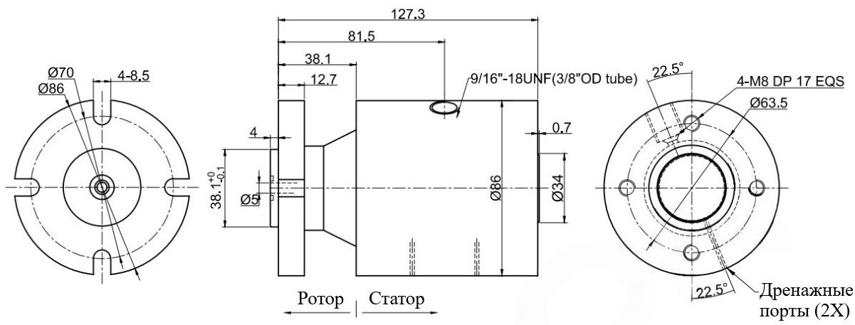 Чертеж MHPS13
