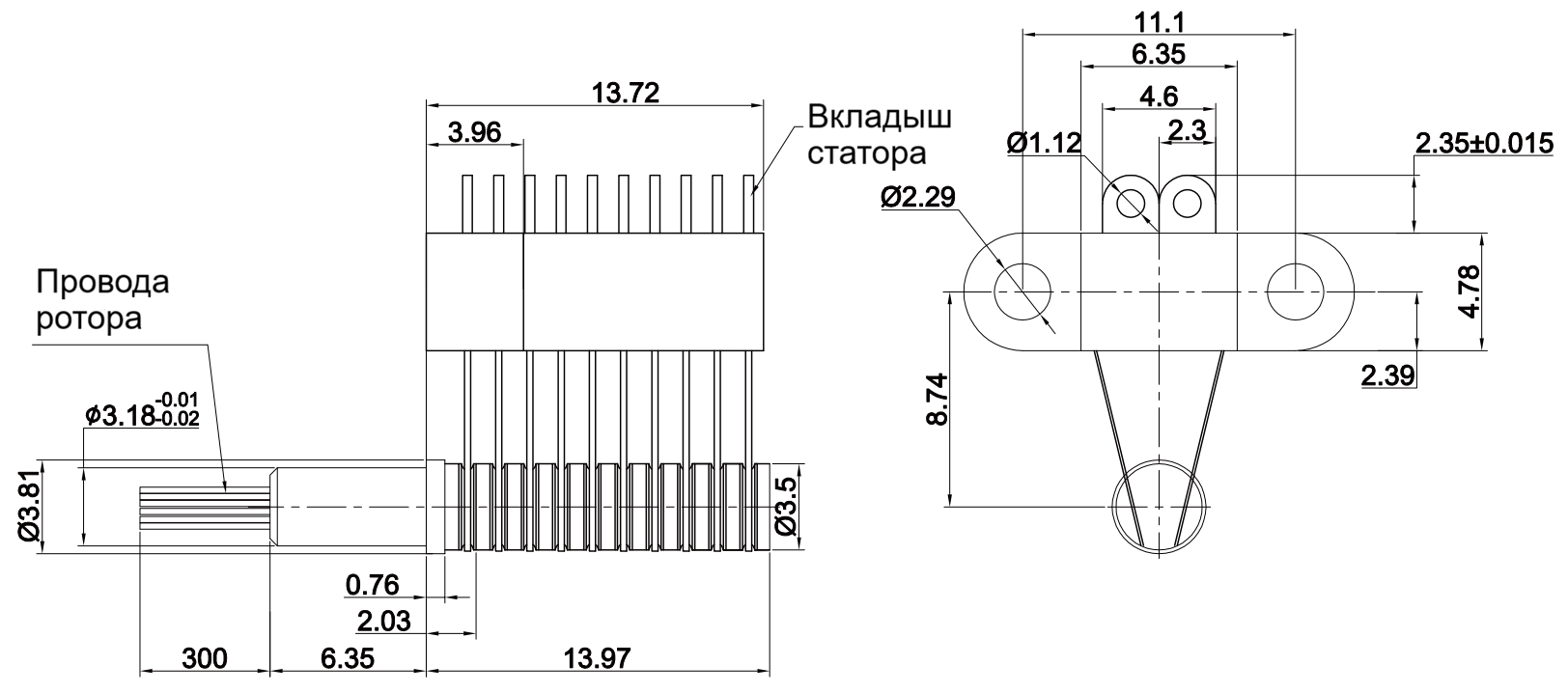 Чертеж MSP110AC