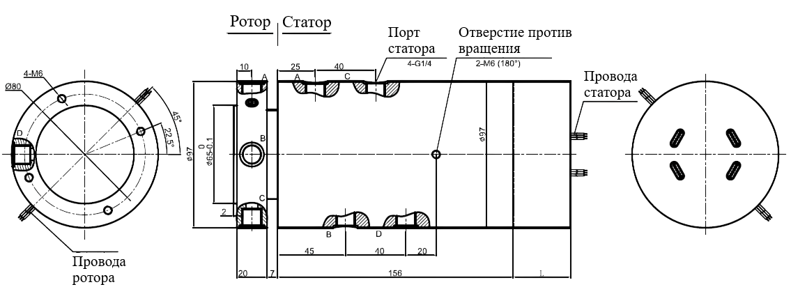 Чертеж MAPH400F-03-P0210-S16
