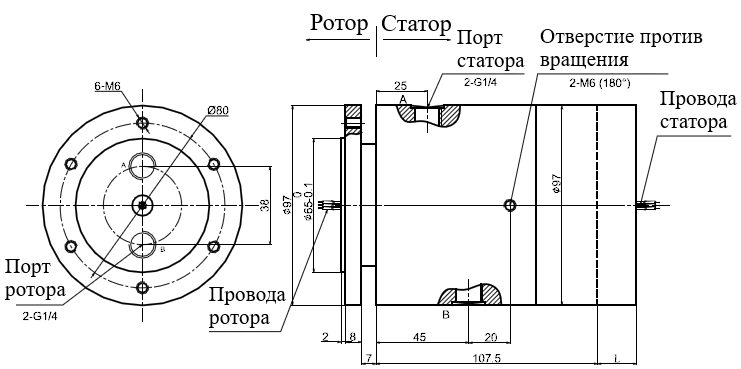 Чертеж MAPH200S-03-S36